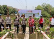 Aksi Sosial Polres Pelabuhan Tanjung Priok, Lestarikan Bumi Tanam Pohon Mangrove