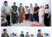 Pasca Operasi Benjolan Di Kepala, Pj Gubernur Sumut Jenguk Balita Mesrida Waruwu Dari Nias