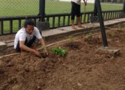 Bantu Atasi Inflasi, Forum Wartawan Sepatan Timur Manfaatkan Lahan Menanam Bibit Cabai