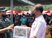 Gerak Cepat TNI AD Bantu Warga Terdampak Erupsi Gunung Lewotobi Laki-Laki