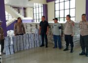 Kapolsek Pasar Kemis Polresta Tangerang Tinjau Gudang Logistik PPK Kecamatan Pasar Kemis 
