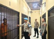 Piket Provost Polresta Tangerang, Bripka Ferdy Didmpingi Piket Jaga Tahanan Kontrol Tahanan  