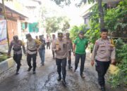 Kapolsek Pasar Kemis Cek Lokasi TPS Rawan Banjir