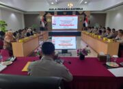 Kaurmintu Hadir Dalam Rapat Monev Di Aula Polresta Tangerang