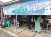 Sinergitas TNI-POLRI Desa Gembong amankan Kegiatan Pendistribusian Bantuan Pangan Tahun 2024 dari Badan Pangan Nasional di Kantor Desa Gembong Balaraja