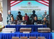 TNI AL GAGALKAN PENYELUNDUPAN ROKOK ILEGAL DI PERAIRAN DANAI TBK