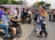 Konvoi Buka/Takjil On The Road Sejumlah Pelajar Diamankan Petugas Pos Pam Polsek Metro Tamansari