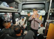 Tindak lanjuti Arahan Presiden Kapolri Lepas Mudik Gratis Polri Presisi