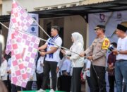 Kapolres Metro Jakarta Timur Dampingi Menaker RI Lepas Mudik Gratis di PT. Panasonic