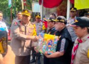 Kapolres Metro Jakarta Selatan Bersama Wakapolres Mengunjungi Pos Pengamanan Lebaran 2024 