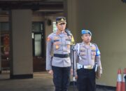 Peringati Hari Kesadaran Nasional Polrestro Bekasi Kota Laksanakan Upacara