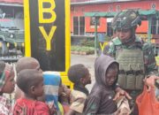 Pos Mamba Yonif 509 Kostrad Gelar Jumat berkah Di Depan Pos