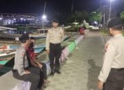 Wujudkan Keamanan Pasca Pemilu 2024 Kapolsek Kepulauan Seribu Utara Pimpin Patroli Malam