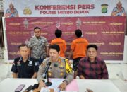 Kurang Dari 24 Jam Polres Metro Depok Berhasil Tangkap 2 Pelaku Begal 