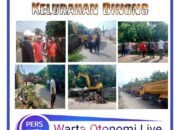 Gebrakan,,! Kelurahan Binong Bersama UPT 5 DLHK Kabupaten Tangerang, Untuk Menanggulangi Penumpukan Sampah