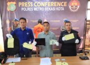 Sat Reskrim Polres Metro Bekasi Kota Berhasil Ungkap Kasus Pencurian Modus Pecah Kaca Mobil