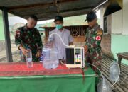 Penuhi Kebutuhan Air Bersih Satgas Yonif 122/TS Ciptakan Program Air Bersih Siap Minum Di Perbatasan Papua