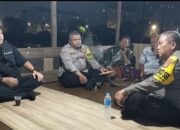 Kasat Reskrim Polres Pelabuhan Tanjung Priok Laksanakan Sambang Satkamling Dengan Warga Pluit Muara Angke