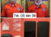 Polres Nganjuk Tangkap Kurir Dan Pemesan Narkoba, 7,01 Gram Serbuk Putih Diduga Sabu Disita Saat Penyergapan