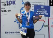 Polwan Metro Tangerang Kota Naik Podium Juara 5 Dan Raih Hadiah Rp 6 Juta Pada Kemala Run 2024 Di ICE BSD