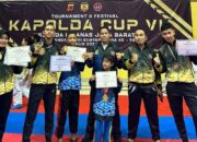 Personel Polresta Cirebon Raih Medali Emas Kejuaraan Karate Kapolda Cup