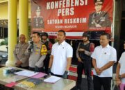 Polres Nganjuk Tangkap Pelaku Pencuri Pompa Air Pertanian Yang Beraksi Di 8 TKP