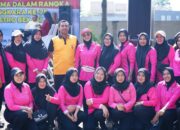 Kapolres Metro Bekasi Gelar Olahraga Bersama Dan Berikan Doorprize Sambut HUT Bhayangkara ke-78