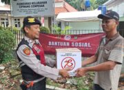 Bagikan Bansos Pada Masyarakat, Wujud Kepedulian Polsek Jatinegara Dalam Rangka HUT Bhayangkara ke-78