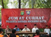Kapolres Bandara Soekarno-Hatta Hadir Dalam Kegiatan Jumat Curhat Dengan Warga Sadar Pokdarkamtibmas