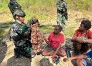 Satgas Yonif 509 Kostrad Berbagi Keceriaan Di Kampung Holomama, Intan Jaya