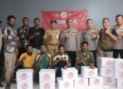 Kapolrestro Jaktim Berikan Bantuan Sosial Kepada Mahasiswa Papua Dalam Rangka HUT Bhayangkara ke-78