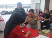Donor Darah Jelang Hari Bhayangkara ke-78, Polres Metro Tangerang Kota Gandeng PMI Dan Motivasi Masyarakat