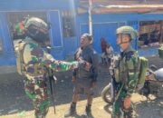 Warga Yokatapa Sambut Sapa Damai Prajurit Koops Habema