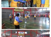 18 Tim Bertanding di Turnamen Voli Antar Instansi yang Digelar Polresta Cirebon Untuk Meriahkan Hari Bhayangkara ke-78 