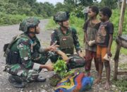 Satgas Habema Gelar Hari Berkat, Disambut Antusias Warga Matoa