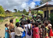 Satgas 509 Kostrad Peduli Pendidikan Anak Papua: Kunjungi Kampung Holomama Intan Jaya