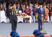 Presiden Joko Widodo Menghadiri Upacara peringatan Hari Bhayangkara ke-78