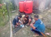 Satgas Yonzipur 5/ABW Normalisasi Sumber Air Bersih Desa Kapar