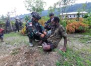 Pelayanan Kesehatan Kepada Masyarakat, Satgas TNI Sambangi Kampung Titigi Intan Jaya