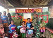 SATGAS TNI PEDULI MELALUI PAPUA PINTAR BAGI ANAK-ANAK YIGI