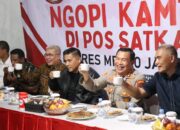Kapolda Metro Jaya “Ngopi Kamtibmas” Di Pos Satkamling RW 05 Harapan Mulya Kemayoran Jakpus