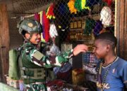 Patroli Satgas Yonif 509 Kostrad Di Pasar Pagi Sugapa Intan Jaya: Menciptakan Keamanan Dan Kenyamanan Masyarakat