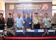 Polrestro Bekasi Kota Berhasil Menurunkan Jumlah Kasus Tawuran Dan Kepemilikan Sajam Semester I 2024