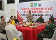 Di Kelapa Gading, Kapolres Jakut Resmikan Kantor RT Dan Ngopi Bareng Di Pos Kamling