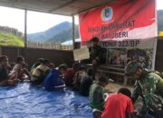 Anak-Anak Mayuberi Sambut Antusias Papua Pintar Yang Digelar Pos TNI