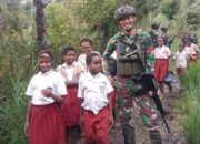 Satgas Yonif 509 Kostrad Tak Gentar Hadapi Teror, Tetap Patroli Bantu Kesulitan Masyarakat