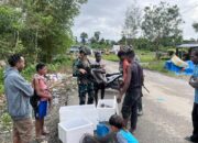 Sapa Damai Marinir Disambut Gembira Warga Yahukimo