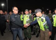 Kolaborasi Pengamanan Antara Berbagai Elemen, Polrestro Jakut Gelar Apel Gabungan KRYD