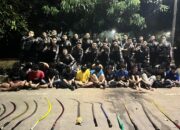 Hendak Tawuran Di Jakarta Timur, Puluhan Remaja Ditangkap Polisi