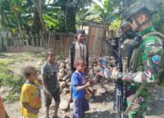 Satgas Yonif 509 Kostrad Komitmen Majukan Pendidikan Anak Papua TK Kout J2